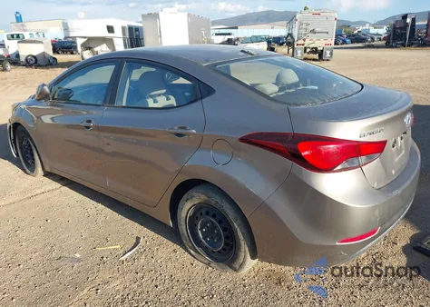 2016 Hyundai Elantra Se from USA, damaged, VIN 5NPDH4AE1GH690236